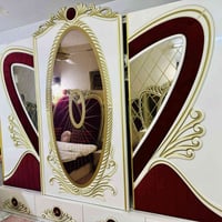 غرفة نوم تركية خشب اصلي وثقيل نظيف وتصميم راقي  القطع كالاتي:كنتور ٣ ا...