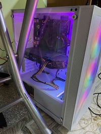 للبيع CPU I510400F GPU RX 580 8GB الماذر بورد H510 RAM 16  M.2 256 HDD...