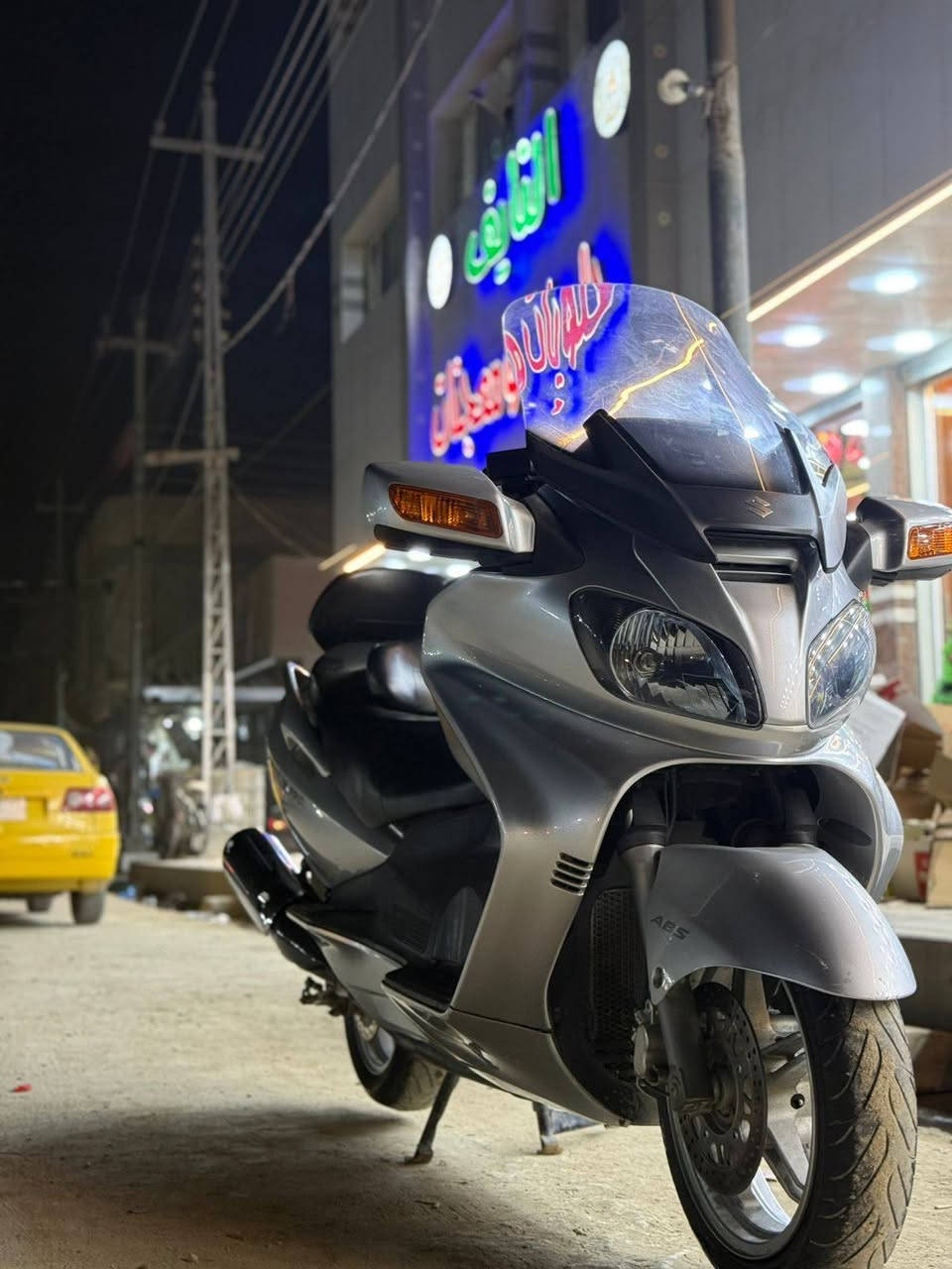 سلام عليكم
سكاي ويف ٦٥٠ للبيع او مراوس على تي ماكس ٢٠١١

دراجة بلادي مال رمبة

كهرباء كلها شغالة

محرك طيارة😅

فرامل ABS

بوار مود شغال

كير اوتو +تيبيترونك

مكفولة كفالة عامة

بنزين محسن +دهن ممتاز

مرايات كهرباء

نظام ضؤء اوروبي

ويل نضيف جدا
ماشية ١٧وقابل للزيادة

تيرات نضيفات

تواجد الناصرية

للتواصل على هذا الرقم

***********

السعر ٢٧ وبيها مجال حق الجية
