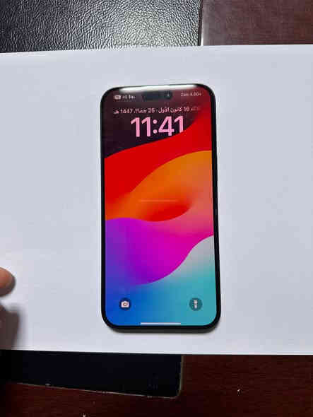 ايفون ١٥ برو ماكس ٢٥٦  الجهاز ما بيه اي مشكله ولا شخط بطاريه موضحه ب الصوره سعره مليون او٥٠ الف او بيه مجال حك الجيه 
***********
