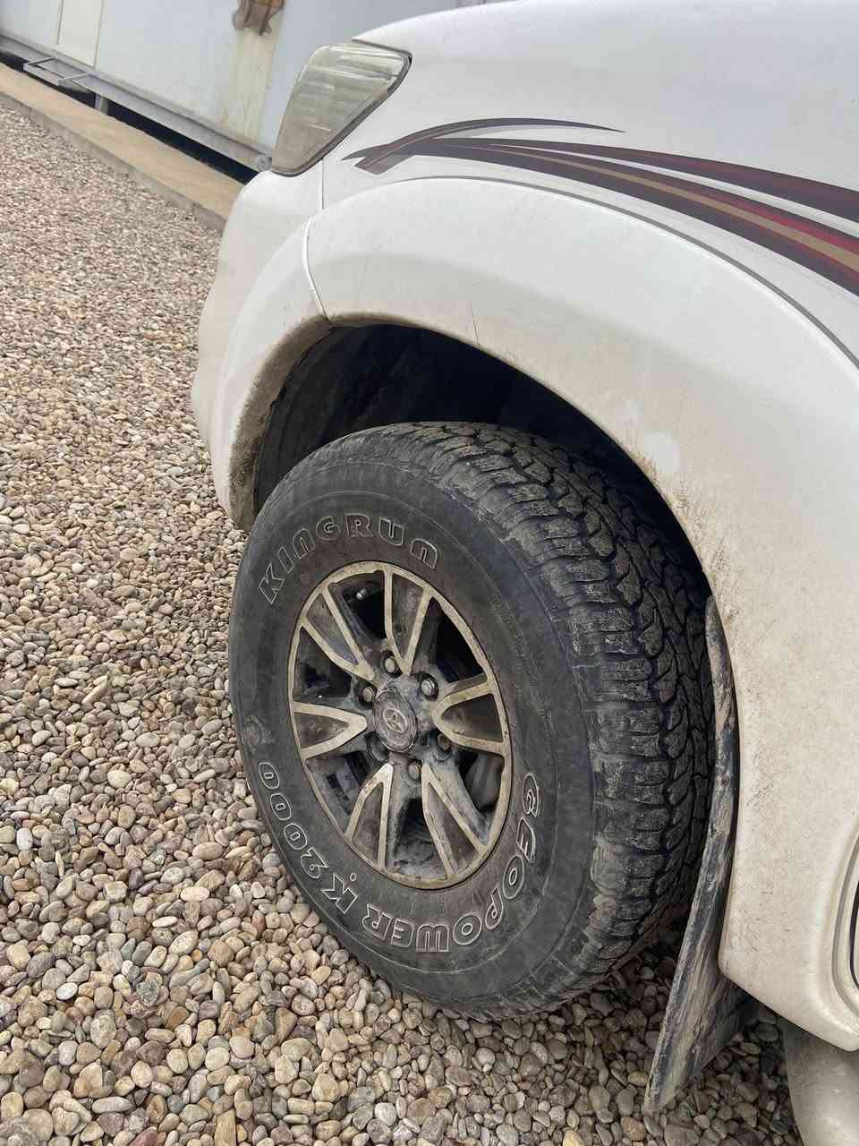 السلام عليكم اخوان تيوتا بيكب  موديل ١٤ گير عادي رقم اربيل الى ٢٠٣٠ السنويه السياره بدون صبغ عدى براس الجاملغ والبنيد مثل ماموجود بلصور طخه بصيطه  مكاني عملي كركوك  والسكن الانبار رمادي ٥ كيلو  ***********
