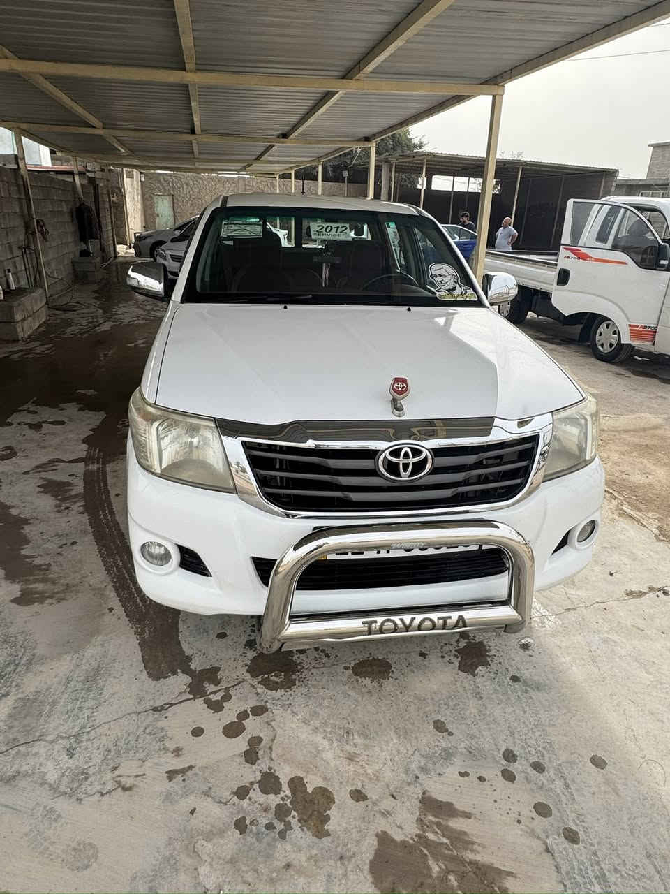 السلام عليكم 

من رخصة الادمن 
بيك اب 2012 للبيع سيارة نظيفة محرك مكفول كير مكفول اضافه الى كيرها عادي رقم سليمانيه باسمنا ثاني يوم التحويل سيارة نظيفه بحق الكلمة السونار هذا وياها مبين شنو الصبغ القطع البيها بنيدها مبدل تجاري القديم مالتها موجود  
السعر 170 رايدها 
***********
