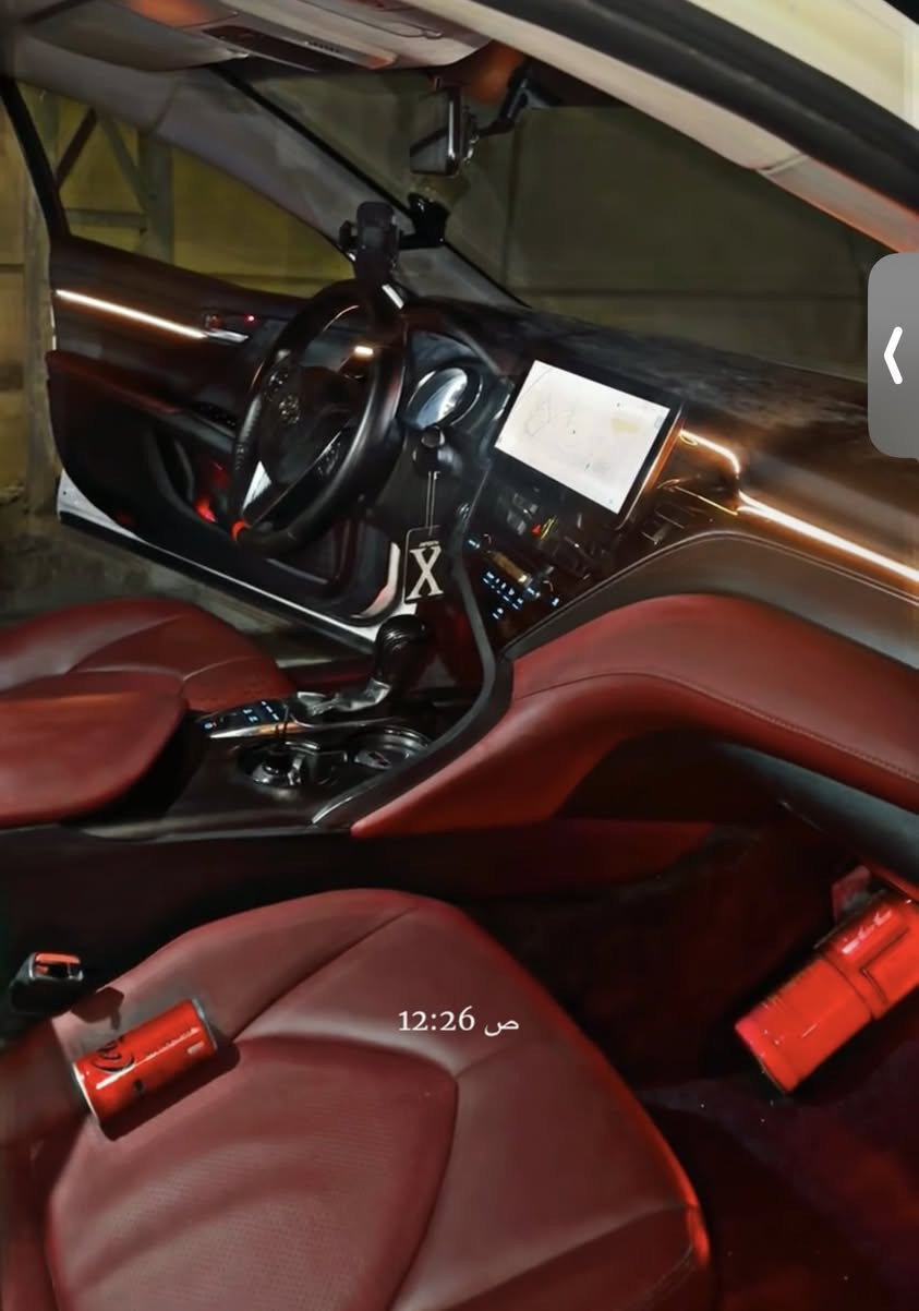 TOYOTA CAMRY 2023    
صبغ عام 

سيارة  كامله مكمله ومو متعوبه موديل 2023 

3 انضمة قياده تحكمات ستيرن 

تبريد قطعتين 

كامره خلفيه 

تبريد قطعتين

شاشه  تدعم Apple CarPlay / Android Auto

مقاعد جلد احمر

مزروع بيها انارة led ماركه عالميه VAIS Technology

هاند بريك بصمه

بيبان بصمه + مستشعر دخول ذكي

مثبت سرعه 

ABS مانع انزلاق

مصابيح LED بلادي +ليد نهاري

طخم تايرات جديد 

مقاعد جلد احمر

ضرر جاملغ خلفي جهة سايق عليها بطاريه ليثيوم جديده وكاله 

السياره صبغ عام سعر 163 وبيها مجال رقم بغداد مشروع وطني مكان السياره موصل

للاتصال ***********

واتساب ***********

خاص مفتوح
