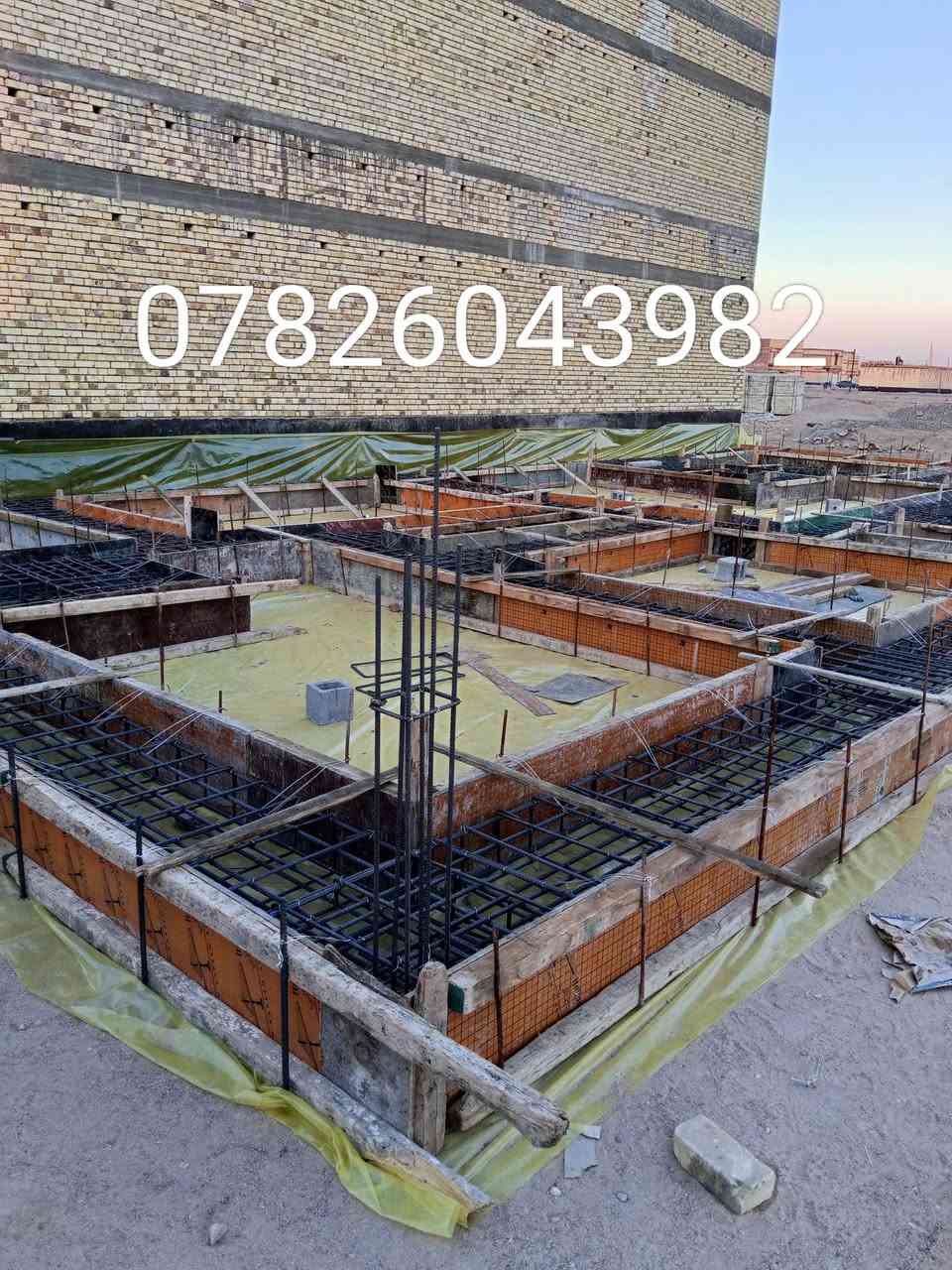 تم بفضل الله تعالى وبركاته صب أساس مساحته 200 متر كرسته وعمل في مقاطعة 56 قرب مستشفى  التركي والتوفيق للجميع ان شاء الله اخوكم احمد النجار لجميع اعمال النجاره والتسليح والصب عمل او كرسته وعمل  ***********
