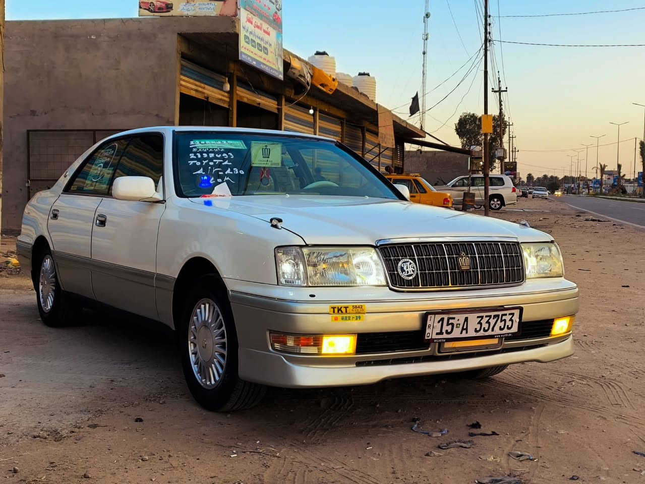 يا الله راس الثور مؤديل 1996 رقم الانبار انكليزي تحويل مباشر سنويه لغاية 2028
ملاحظه السياره جاهزه من كلشي  حداديه ومكينه وكير كلهن جديد مكينه 2.5 شلعه فول  مانع انزلاق شغال ايبي اس شغال سياره توني عايد تحويرته بالنجف  تبريد منضومه كامله فريز  ملكه يعني تبريد ثلج ❄️  تخم تاير ويل ليزري جديد. السياره ماذب عليه الف مال جناي 

ملاحظه السياره بيه ربع المامي ولباقي مكفول ولمايعرف الربع هوه البدنها الماميه. ؟

السياره معروضه للبيع ولمراوس حسب القناعه.  للاتصل ***********

السعر 95 مع المجال
