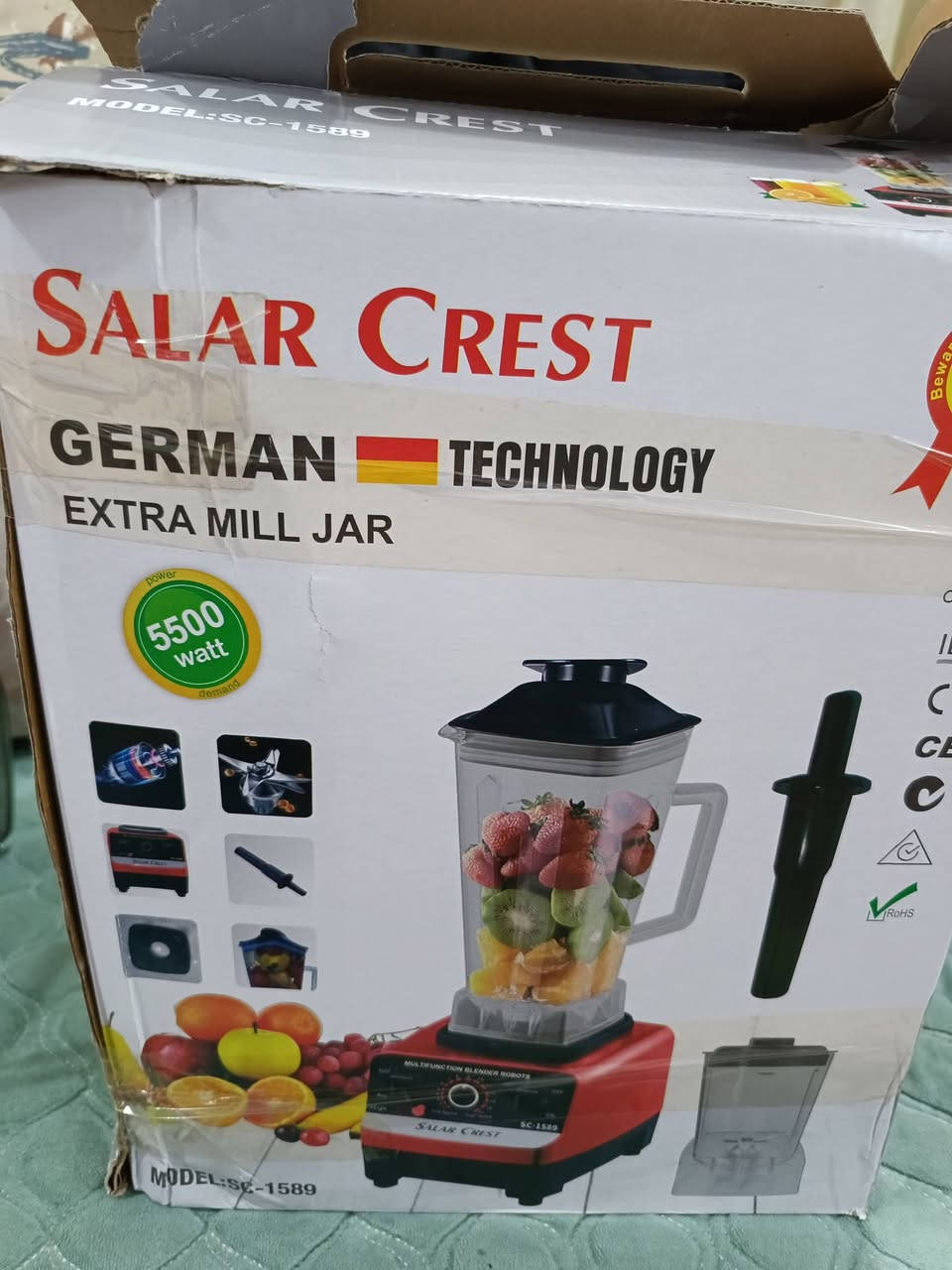 خلاط بهذا الشكل ماركه سلفر اكرست أصلي ضد الكسر دشالي حديد على أول تم ب 25 مع التوصيل


**إذا كنت صاحب هذا الإعلان وتريد حذفه لأي سبب، رجاءا أرسل رسالة إلى الدعم الفني**