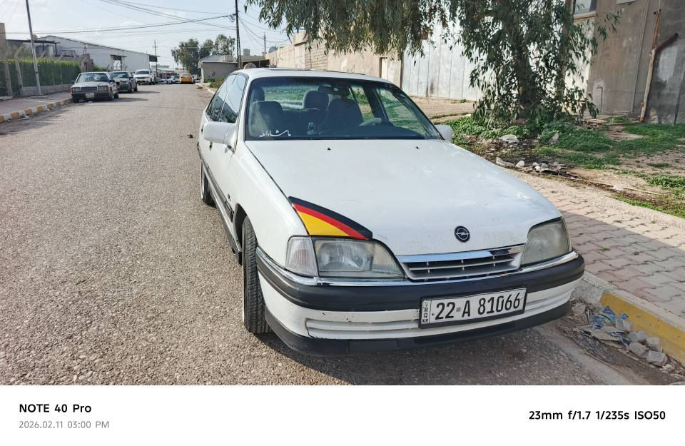 اوبل اويكا موديل 91 
سلايت 
رقم جديد حد 2028
بدون نواقص كير محرك بشرط
تحويل ثانى يوم
هيلال صبوخ
شاشه ايباد
كركوك
*********** كركوك, العراق
