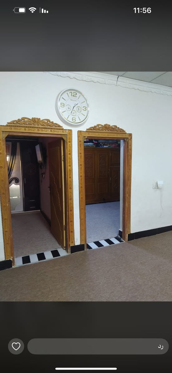 بيت للبيع طابو زراعي يتكون من غرفتين وديوان وصاله ومطبخ وصحيات مساحة 220 متر سعر 55 وبيه مجال العنوان البصرة ابو الخصيب ابو جوزي(***********)
