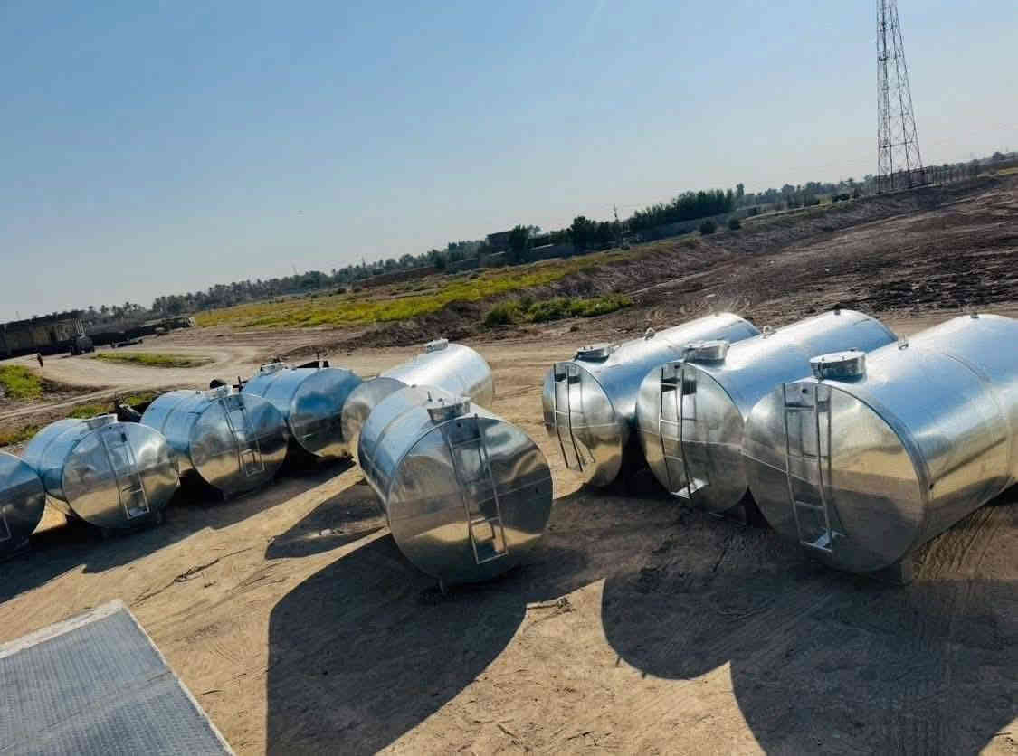 مقطورات والخزانات بكافت الحجام  والتانكيات للبيع مغلون درجه اولى دنكير تاير 22 شاصي بلادي السعه 5000 او 3500
المكان الشوملي قرب السريع الدولي على الشارع العام قرب المحطه البهاء مدخل الشوملي
للاتصال على ***********
توجد خدمات توصيل لكافه المحافظات
