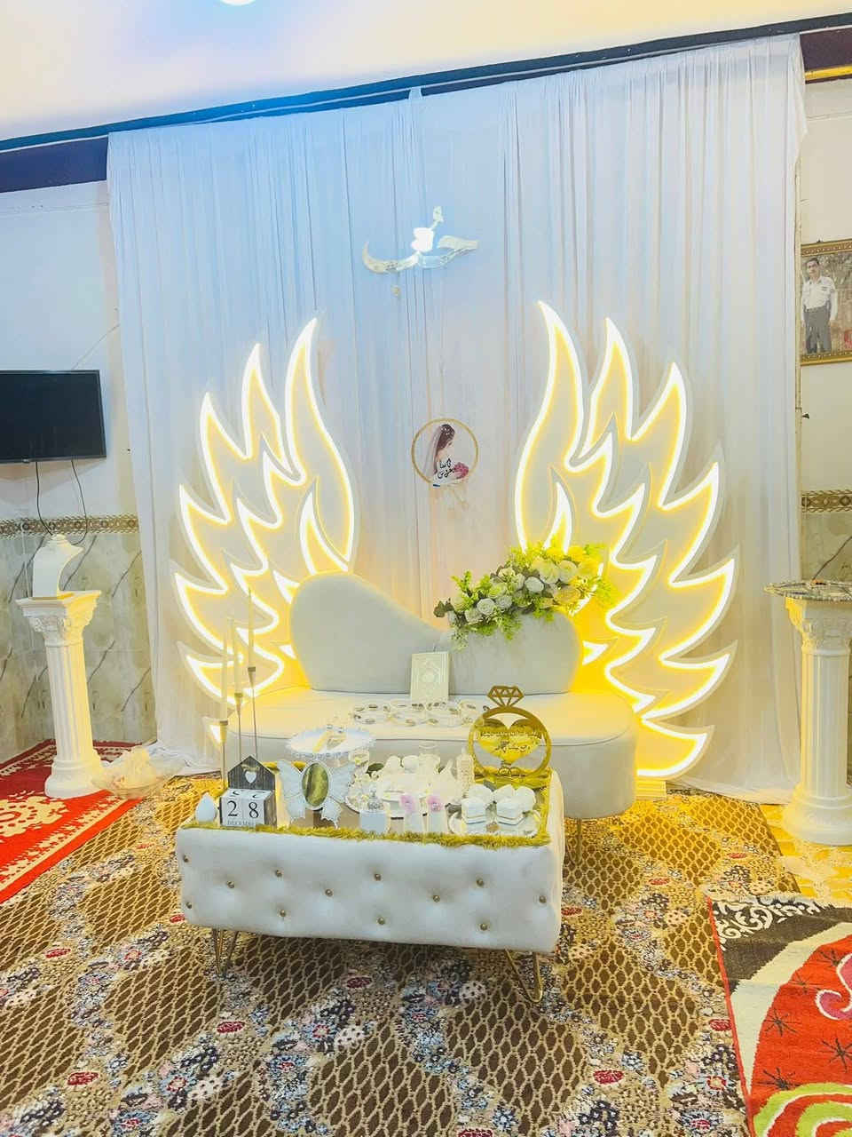 🪬التميز🪬 لتنسيق المناسبات بكامل تفاصيلها 🩵
لتنفيذ كوشات الاعراس🎺 والخطوبة 🤵🏻‍♂️👰🏻‍♀️🩵
يتوفر وثائق للعرسان 📑 🩵
يوجد العديد من الموديلات 📌فقط ديالى 🩵
للحجز او الاستفسار يرجى مراسلة الصفحة 🩵
***********☎️ وأتساب🩵#كوشات_ديالى
