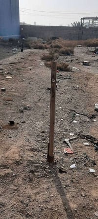 القطعه لل ايجار مقابيل محطت سعد عل شارع الخدمي وعل شاراع الرئيسي الستف...