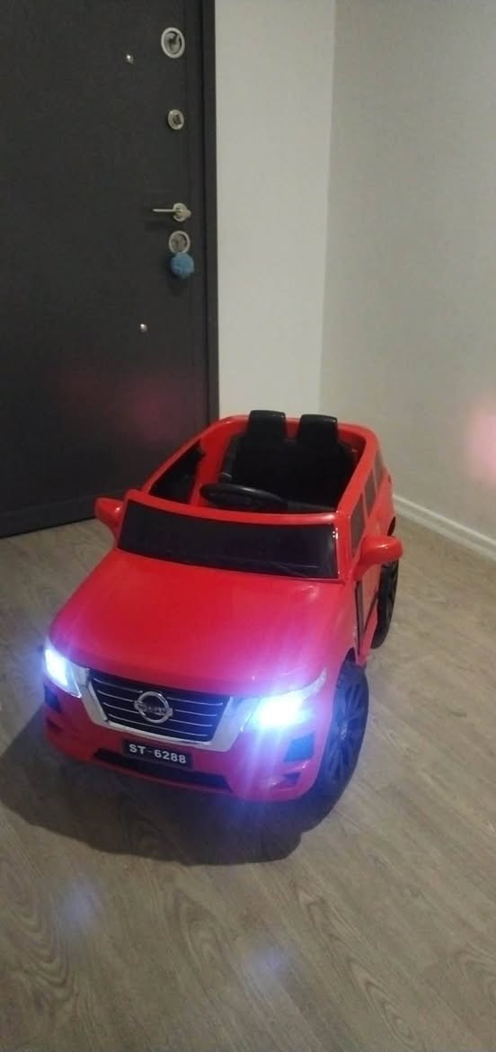 ***********
شرط كلشي جديد
بطارية نوع (راجي) اصلي اورجنال افضل واغلى ماركة
وشاحن اصلي
دبل ماطور وليس ماطور واحد كما في باقي السيارات
لايت امامي وخلفي وصوت تشغيل السيارة في البداية
موسيقى أطفال مخزنه
مكان فلاش إضافي و اواكس***********
