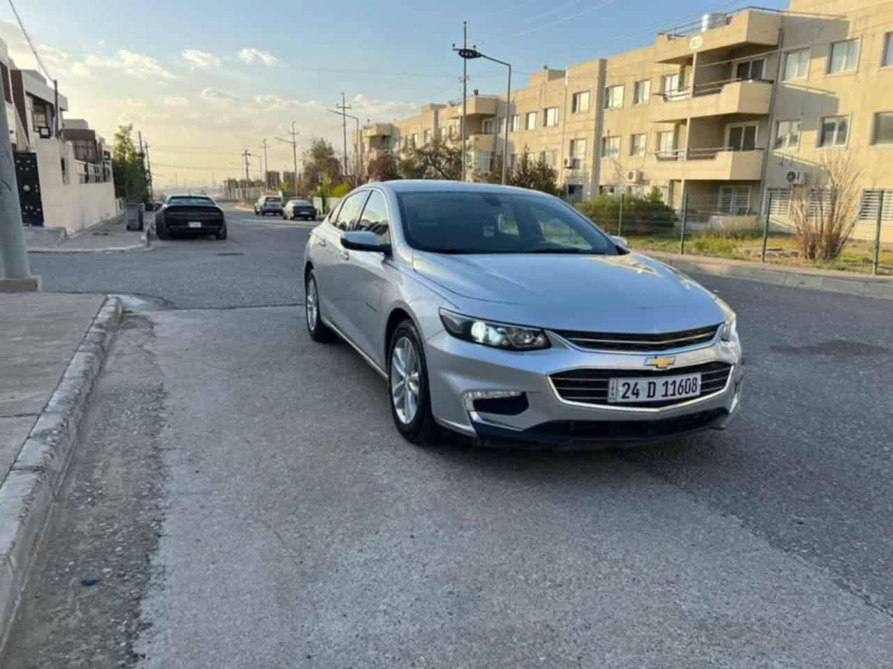 مكلف بل نشر 
للبيع فقط 
السعر 105
ماليبو 2016 LT
لون سلفر
ماشيه  150 الف مايل
محرك كير جديد مكفولات
رقم دهوك
الجديد هزه ل 26
سنويه ل30
تحويل او وكاله 
راديترات ومراوح على وضع الشركه بدون حماوه مكفوله
منظومة تبريد شادها جديده قبل اسبوع تبريد ثلاجه بعز الظهر
صبغ 3قطع بدون تبديل 
بجم كبس بلادي 
مكينه 4 سلندر 1500 توربو
مواصفات
 1-كير اوتوماتيك 
و عادي6نمر AT مرغوب
2-كشن كهربائي
3-تبريد قطعتين
4-تبريد منفصل
5-شغيل بصمه
6-نشغيل عن بعد4ابواب بصمه
7-صندوق بصمه
8-شاشه جبيره ايباد
9-كامره دواره
10-بك لايت طياره
11-تحكمات ستيرن
12-كروز سرعه
13-ستيرن فوليوم
14-مرايا كهرباء بيها اشاير 
15-لايتات أوتو زينون
16-بلاجكتور ليد
‏17-Gps نظام + car play + Android نظام
‏Aux USB Bluetooth Cable مسجل
18-ويل كب 17 شركه
متوفر واتساب ***********
سيد وسام
