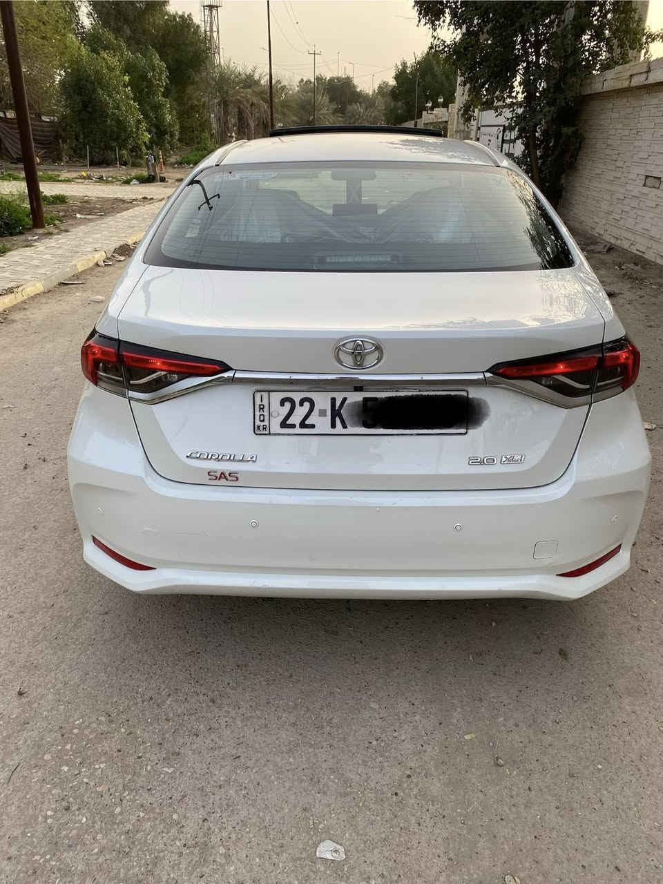 سلام عليكم
كورلا 2020 خليجي بانزين اصلي مكفولة من صبغ بيه بارد 3 مكانات                   شركة ساز   
رقم اربيل الجديد
باسم عربي موجود بغداد  
مواصفاتها
محرك 2000
منضومة زينون 
حساس امامي خلفي 
بروجكتر 
تحكمات ستيرن جهتين
كاميرا 
تبريد قطعتين 
ايرباك
نظامين قيادة sport و normal
نظام Eco لتقليل صرف البنزين 
مداخل ABS عدد 4 
السعر 155 وبيه  مجال بسيط
مكاني بغداد حي العامل  
الرقم ***********
