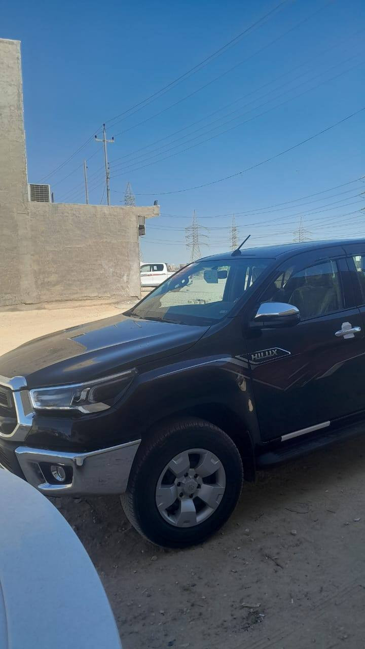 السلام عليكم 
للبيع تيوتا هايلوكس فور ويل 2023 كير عادي
رقم بغداد انكليزي ب اسمي 
ماشيه 36
مكفوله ماعدا بارد بسيط 
السعر 280 بيها مجال
***********
مكاني كربلاء
