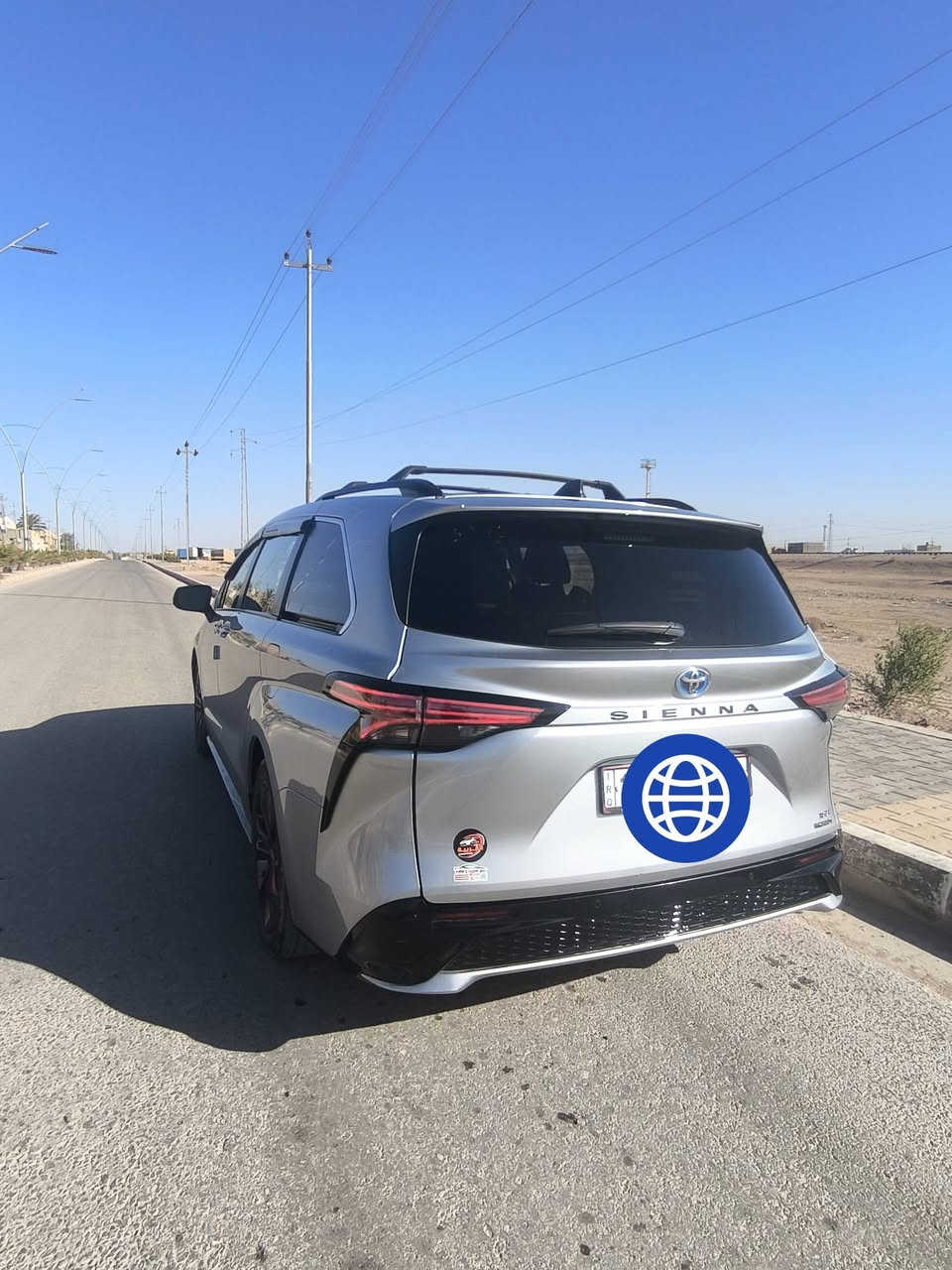 السلام عليكم 
تيوتا سينا 2023xse 
السياره للبيت 
ماشيه ٦٠الف ميل واصلتني ٥١الف ميل
وارد امريكي 
رقم بغداد باسمي تحويل مباشر بسم المشتري
مكاني الانبار القائم 
السعر 32.500 دولار وبيها مجال
ما بيه تبديل ولا صبغ ارباك بس استيرن طاك رقم الشاصي بالصور 
للاستفسار رقم الوالد ***********
