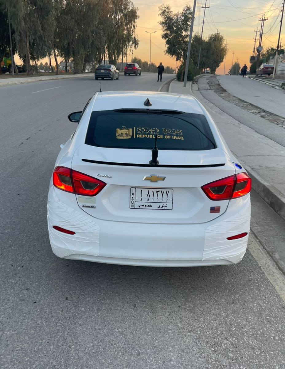 آلَسِلَآمً عٌلَيَکْمً
🚘شوفرليت كروز  أمريكي🇺🇸
🖐⬅️ موديل 2018
🖐⬅️رقم نينوى الماني 
🖐⬅️ محرك 14تيربو 
✋🏻⬅️محرك وكير شرط
🖐⬅️ضرر موضح بل منشور 
✋🏻⬅️بيها ربع بوند بدون دواخل
🖐⬅️مواصفات نص فول 
✋🏻⬅️ماشيه 153كيلو 
✋🏻⬅️السياره عليها ادامه كامله مكينه وكير وطخم شرط ضمان100/100
✋🏻⬅️داخل السياره وخارجها احلى من الصور
 ✋🏻⬅️سياره استخدام شخصي ما بيها نقص 
🖐⬅️شرط التحويل🤝🏻 
🚦السعر/ 98 /💵
🛑ملاحظه 2️⃣ التواصل عبر الرقم او واتساب
للاتصال***********📱📞
