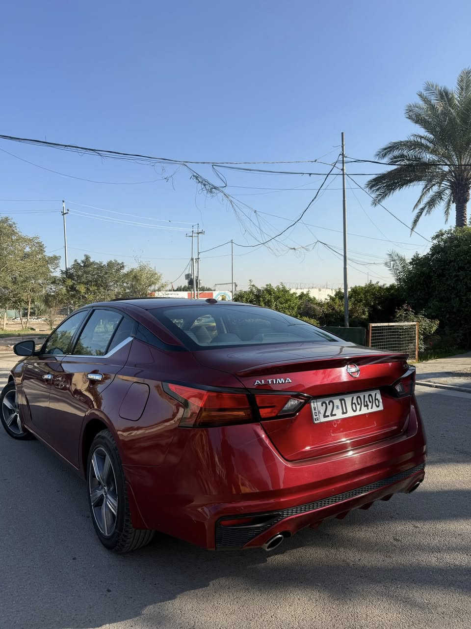 سلام عليكم
نيسان التيما 2019 SV 
وارد امريكي بدون قطرة صبغ فقط بارد 3 مكانات بدون حادث بدون ايرباك كله سليم 
مواصفات 
شاشة 
كامرة
رادارات امامي او خلفي 
نقطة عمياء 
سياقه ذاتيه 
تدفئه كشنات 
سلايد روف 
كشنات كهرباء 
ستيرين هيتر 
تحكم ستيرين 
محرك 2500 4 سلندر 
ماشية 70 الف 
رقم اربيل بسمي هزة جديدة رقم جديد بدون نقوصات تخم تاير جديد 
السعر 150 وبيه مجال بسيط 
العنوان حي العدل 
***********
