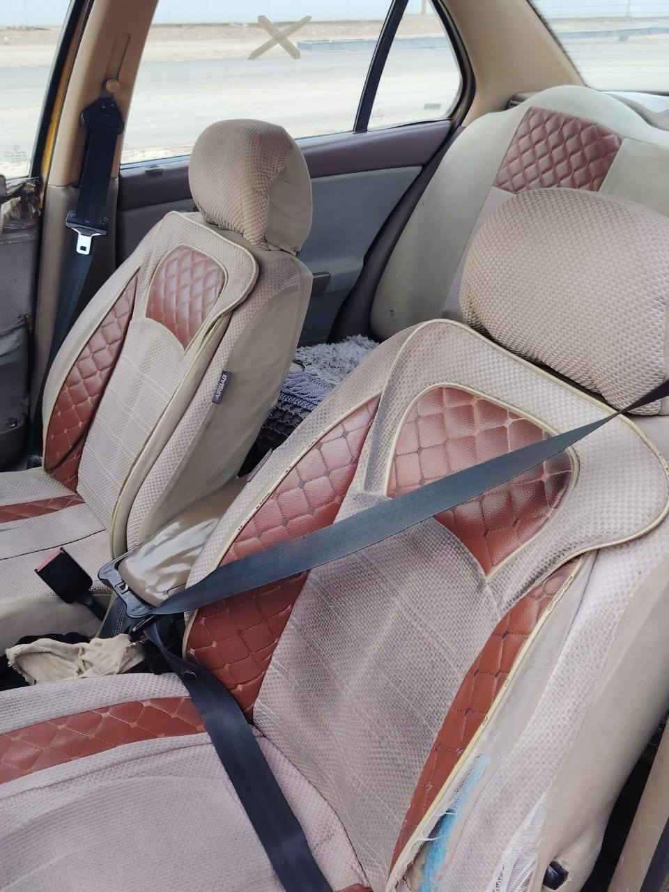 إسلام عليكم سمند موديل 2011 خيرمن الله مصفره هيه وقرامات تخم تاير صدر نضيف كير مكفول مكينه بيه دخانه شويه وتكطع السعر 28 وبيه مجال حك الجيه (***********)
