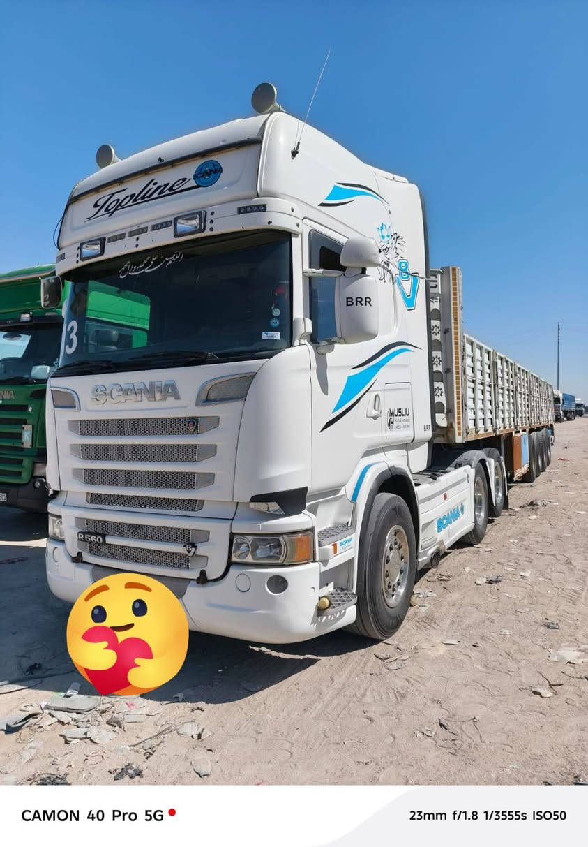 السلام عليكم
سكانيا موديل 13  رقم سليمانية انكليزي عربانة عبدالله جوهر 22
مكينة 8V R560
كير اوتوماتيك عرجة 
تعلاوة مال العربانة هم موجودة‏ تفاصيل اكثر والسعر اتصل
‪0770 402 2870‬‏
