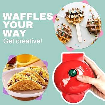 صانعه وافل صغيره ✨
✨ وافل سريع ولذيذ بكل سهولة!

ماكينة وافل صغيرة وعملية، مثالية للاستخدام اليومي 😋
تسخين سريع وقوة 350 واط ⏱️
سطح مانع للالتصاق وسهلة التنظيف 🙌
حجم صغير وما تاخذ مساحة 📦

وافل جاهز بدقائق وبطعم يجنن