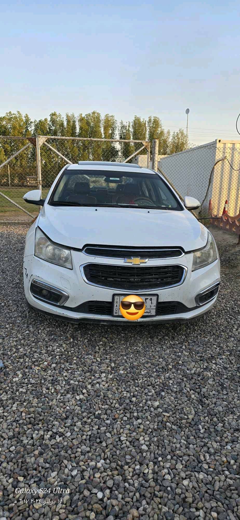 سياره شفرليت كروز خليجيه LT
 ما ناقصها شي 
حداديه مسويها قبل رمضان والحداديه كله اصلي 
 تايرات جدد 
دهن اصلي موتل بـ13 الف الترا اخليها 
بانزين محسن أدير الها
تحكم سعر 
مثبت سرعه 
6 بصمات
تشغيل بصمه 
دخول ذكي 
جنطه فتح ذكي 
شاشة اندرويد 
فتحة سقف 
نقطه عمياء
4 ويل كيب
مكينه مكفوله 
كير مكفول 
الكير 6 نمر والسابعه بك 
الكير اوتو عادي 
حساس حراره 
ماي راديتر اصلي زيتي ما اخلي ماي عادي
بــيع او مـراوس 
***********
سعر 100
وبيها مجال