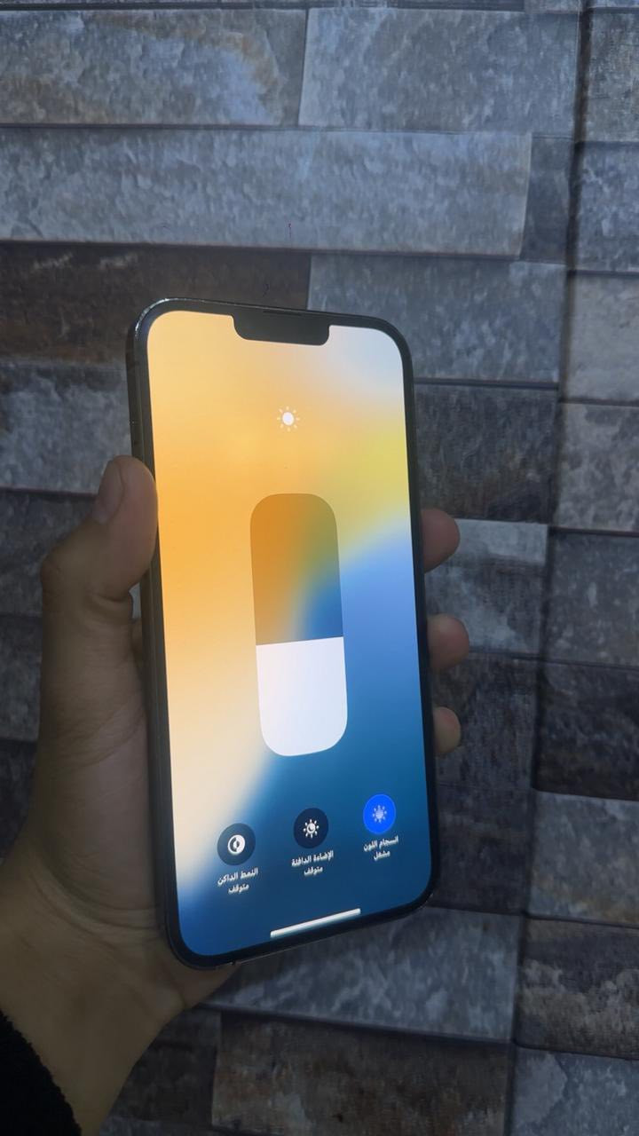 13 برو ماكس
مكفول وتر ممفتوح بطاريه 85 ذاكره128 سعر625 
بي مجال حي اور .***********
