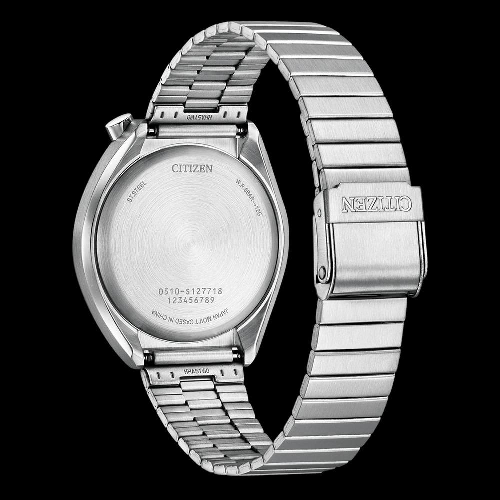 • الموديل:⌚ Citizen Tsuno Bullhead Chronograph AN3660-81E
• مستوحاة من أسطورة Citizen Bullhead 1973 الشهيرة
• إصدار يحتفل بالذكرى الـ50 لسلسلة Tsuno Chrono
• تصميم Bullhead الأيقوني بأزرار كرونوغراف علوية مميزة
• تاريخ إصدار هذا اللون/الإصدار: يونيو 2023

⚙ المواصفات:

• الحركة: كوارتز ياباني Cal.0510
• عمر البطارية: حوالي سنتين
• كرونوغراف بدقة 1/1 ثانية
• قياس الكرونوغراف حتى 12 ساعة
• عرض التاريخ + توقيت 12/24
• قطر العلبة: 38 مم
• السماكة: 11.7 مم
• الوزن: 98 غرام
• العلبة: ستانلس ستيل
• الإطار: طلاء أيوني أسود IP Black
• السوار: ستانلس ستيل بمشبك ضغط
• الزجاج: Crystal Glass مقوس
• مقاومة الماء: 50 متر / 5 بار
• إضاءة ليلية للعقارب والمؤشرات (Lume)

✨ المميزات:

• تصميم كلاسيكي بروح رياضية عصرية
• حجم مريح ومناسب للاستخدام اليومي
• حضور مميز ومختلف على المعصم
• مناسبة للكاجوال والمناسبات الرسمية

💎 سعر الوكالة: 399$
🔥 واليوم متوفرة بسعر: 

📦 توصيل متوفر لجميع محافظات العراق

#ساعات #ساعة_سيتيزن #سيتيزن #ساعات_رجالية #ساعات_اصلية #العراق #البصرة #بغداد #اربيل #الموصل #مزاد #اكسسوارات_رجالية #ساعة_فاخرة #Citizen #Bullhead #Tsuno #Chronograph #IraqWatches #MensStyle #LuxuryWatch


**إذا كنت صاحب هذا الإعلان وتريد حذفه لأي سبب، رجاءا أرسل رسالة إلى الدعم الفني**