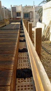 الرفاعي • سقف ١٠٠-٢٠٠م • نجاره حدادة