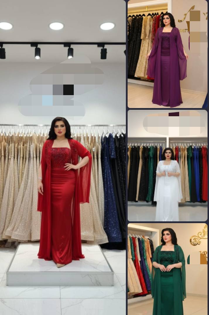#فساتين
#فساتين_سهرة
#فساتين_مناسبات
#فساتين_خطوبة
#فساتين_حنة
#قفاطين
#موديلات_جديدة
#ارقى_القماشات
#اذا وصل مو نفس الطلب يحقلكم الترجيع 
#متوفر_جميع_القياسات
#الاسعار_حسب كل موديل 
#يتوفر توصيل لجميع المحافظات العراق 

#للحجز والاستفسار مراسلة الصفحه☝️☝️☝️


**إذا كنت صاحب هذا الإعلان وتريد حذفه لأي سبب، رجاءا أرسل رسالة إلى الدعم الفني**