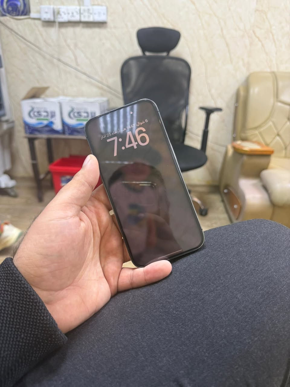 السلام عليكم ايفون 14 برو فقط ذاكرة 256 بطارية 81 جهاز ممفتوح ولا مصلح وكلش نظيف نسخة اليابان مراوس مع 15 برو او برو ماكس حته لو مبدل بطارية او ظهر مو مشكلة عنواني بغداد الاعظمية او بيع السعر قفل 650.000 متواجد خاص او واتساب ***********
