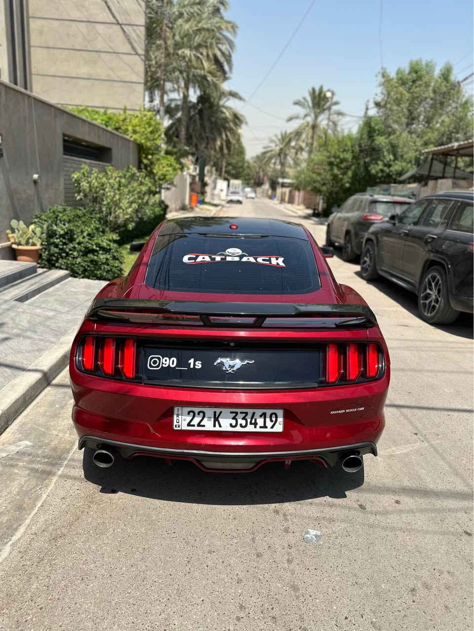 فورد موستنك موديل 2016 ايكو بوست 
سونارها منشور ( 3 قطع صبغ بدون دواخل ) 

بريميوم فول مواصفات 
خزن ميموري 
كشنات تدفئة تبريد 
صدر جديد 
تخم تاير جديد 
سيارة نضيفه ومامتعوبه 
رقم اربيل تحويل ثاني يوم 
ماشية 100 الف كيلو 

سعر 106  وبيها مجال جدا جدا بسيط 
وماكو هيج سياره نضيفه بهيج سعر 
بيع فقط 

مكاني دورة شارع الصحه 
*********** 
*********** 
متواجد من 4 عصرا ل4 فجر بغداد, العراق
