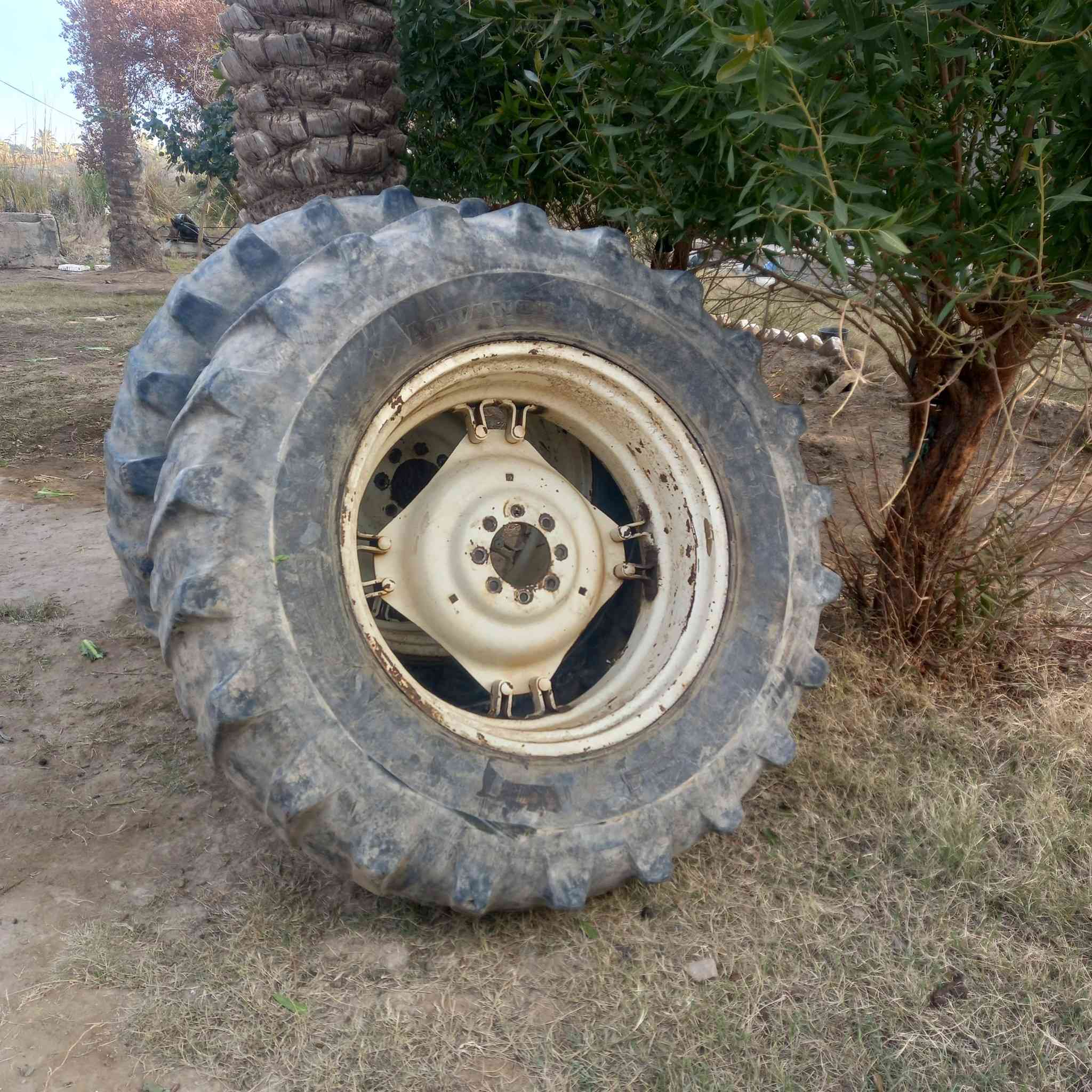 تايرات فيات ١١٠ هنه وويالتهن حجم ٣٤  السعر ٧٥٠ وبيهن مجال  مشدودات جوبلس  ***********
