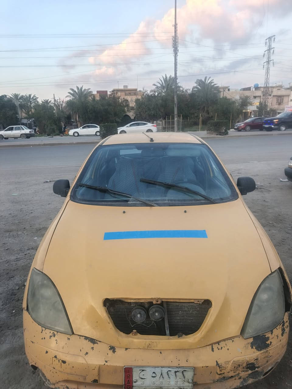 السلام عليكم طيبه موديل 16 رقم بغداد مصفر هيئه غرامات سياره عاوزها ترتيب السعر 23 ورقه وبيها مجال بسيط عنوان ***********بغداد الزعفرانيه***********#
