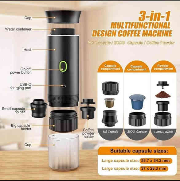 السلام عليكم
منشور يخص صانعة القهوة الكبسولات والباودر 
منزلي ومحمولة سفري شحن 
و محضرة الكابتشينو 
كلة شرط الشغل وجديد 
علق يصلك السعر
الحجز ماسنجر 
او رقم الواتساب ***********
توصيل موصل 3000 الاف
محافظات 5000 الاف
فضلا وليس امرا شير ومتابعة
