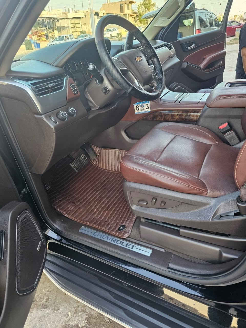 تاهو 2020 بريمير خليجي
علامه ضوء القمر  ماشيه ٧٥ الف 

سياره جديده حيل جديده بلكارتون 

تخم تاير جديد حداديه 100/100

المواصفات                       

فول مواصفات 1/1

8سلندر

دفع رباعي

سلايد(فتحة قمارة)

كراسي جلد اصلي

كراسي اثنين كهرباء

كراسي هزار(عند اقتراب السيارة من اي شي)

كراسي خزن(ميموري)

كراسي(تدفئة+تبريد)

كراسي خلفية كهرباء

كراسي خلفية تدفئة

تبريد خلفي شاشة

شحن الهاتف لاسلكياً

رادار

سائق آلي

كروس سرعة

داتا شو DATA SHOW

خمس بصمات

فول تحكم استيرن(جهتين امامي+جهتين خلفي)

استيرن كهرباء

استيرن تدفئة

شاشة عرض الاعطال

صندوك كهرباء(شفط)

فتح صندوك تلقائيا عن طريق القدم(صندوك جلاق)

نظام السير على الخط

دبل كير(عادي+اوتوماتيك)

دبل حساس(امامي+خلفي)

نظام تحكم بمستوى الضوء الداخلي

مانع تزحلق

پدل كهرباء(تحكم كهربائي بالبريك والبانزين)

نظام فتح الابواب لاسلكياً

فور ويل

شاشة امامية كبيرة اصلية

شاشة خلفية DVD اصلي 

كامرة خلفية 

تشغيل عن بعد

قاصة سرية

دوسات كتابة CHEVROLET

اشارة بالمري

مري كهرباء(شفط)

لايت عدسة زنون

لد امامي

سستم_صوت

داتاشو كبيره 

كيجات ديجتال 

موصفات لبريمير بعد معروفه هيه اعلى فئة

مكان السيارة الناصريه 

سعر (٤٦٠) او المراوس  

***********

***********
