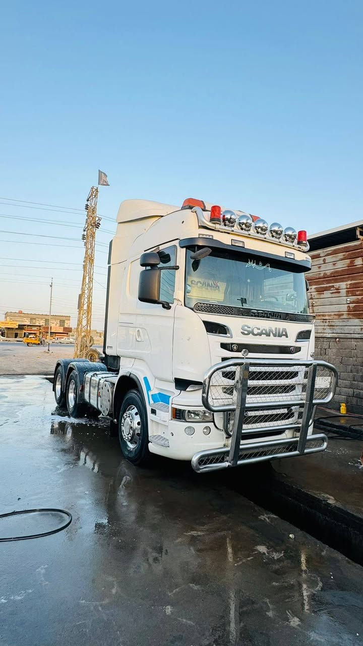 للبيع سكانيا 2014 رقم بصره  مجموعه سبرنك كير كهربائي عرجه ثلاجه ريتايدر تخم تاير مكينه انجكتر V8 حجم R560 العنوان البصره للأتصال ***********
