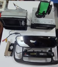 مسجلات عدد 2 نيسان صني وكيا ريو مع يدة باب ومراية داش وقاعدة موبايل سي...