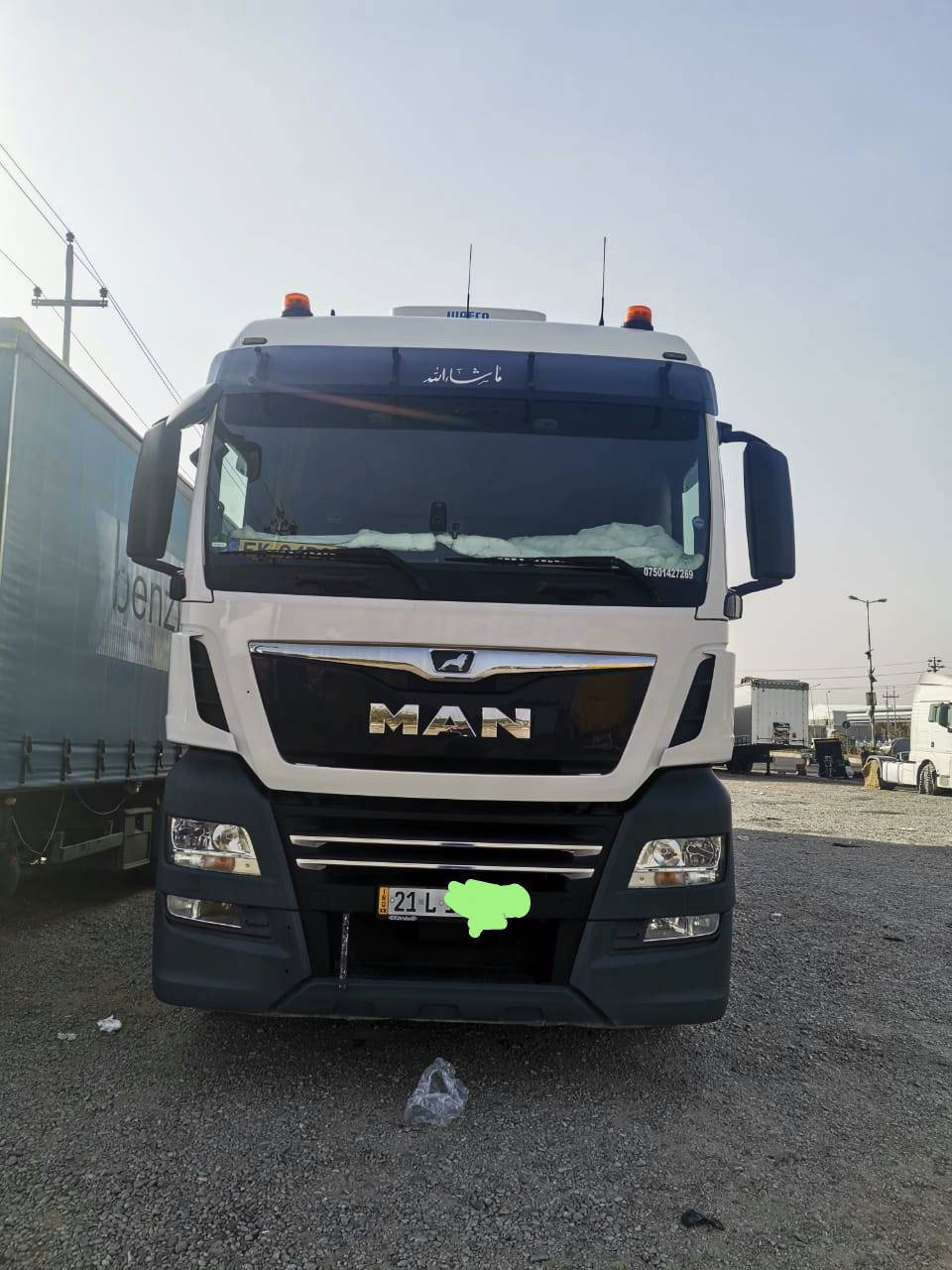 مان ئەڵمانی مۆدێل 2017 ناو زەرد دەبڵ سۆپەر حەجمی مەکینە 460 گێڕ سکانیا 
تازە ڕەقەم کراوە
فول مواسەفات گێڕ تۆماتیک ڕیتایدەر هاڤ 
سبلیت سەقف سەلاجە دەبڵ مەنامی هۆڕن باخیرە ئێمپی فایەر بۆیلەر  
کامیرە حاسە کامل ویل کڕۆم تایەی تازە 
عەرەبانەی کڕۆن چادری تازە کامل فافۆن و ویل کڕۆم 
کاملە لەناو ئیشدایە 
ژمارەی موبایل:*********** وەستاپی لەسەرە السليمانية, العراق
