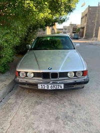 بي ام 735  موديل 92لبيع وصار بيها هذا حادث صلحتها ع نص ابيعها ع وظعها ...