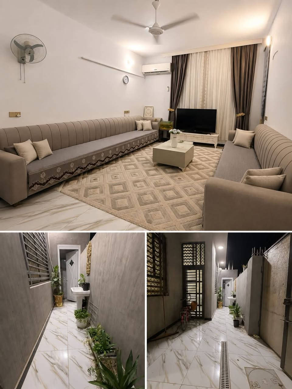 🏡 دار سكن للبيع – كربلاء المقدسة / الحولي 100
للبيع دار سكن في كربلاء المقدسة – منطقة الحولي 100، موقع مميز قرب الفيزة التركية، تبعد عن الشارع الرئيسي حوالي 80 متر فقط.
🔹 المساحة: 120 متر مربع
🔹 البناء: طابوق جمهوري
🔹 الخدمات متوفرة بالكامل: كهرباء، ماء، مجاري، وتبليط للباب.
مواصفات الدار:
استقبال
صالة
غرفة نوم
مطبخ
صحيات داخلية وخارجية
أساس جاهز لبناء الطابق الثاني
الدار مناسبة للسكن وفي منطقة مخدومة وقريبة من طريق  الزوار  المشايه 
📞 للاستفسار والمعاينة يرجى الاتصال على: (   ***********  )
