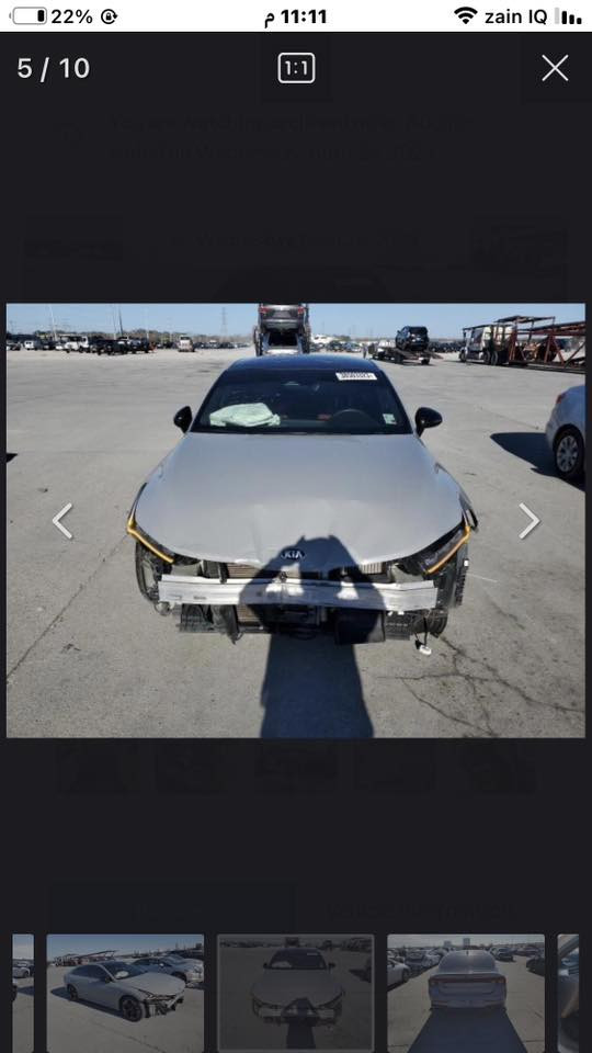 السياره جي تي لاين KIA K5  وارد امريكي
موديل 2021 

مواصفات فووول

--(بانوراما)

_محرك 1600 تيربو

_ماشيه 112  الف كيلو 

_بصمه تشغيل +بصمة ابواب

ــ 5انضمة قيادة 

_درايف مود

ــ شحن لاسلكي

_ شاشه كبيره

_تشغيل عن بعد

_لايت زينون ٣ عدسات

ــ لد نهاري

_ ترحيب عند الاقتراب

ــ قيادة ذاتية

_تحديد المسار

_النقطه العمياء

_رادار امامي جانبي خلفي

ــ توقف ذاتي

_فول تحكم ستيرن

ــ ستيرن رياضي حرف D

_كامره خلفيه دواره

_ شاشه كبيرة وايضا تدعم GPS

_كشنات جلد GT line لون احمر

ــ كشن السائق كهربائي 
ـ كشنات تدفئه 
ــ ستيرن تدفئه

_سايد بريك دكمة

ــ اوتو هولد

_اشاير بلمري الجانبيه

_بانوراما

رقم #بغداد الجديد
تحويل ثاني يوم .

حادثها بنيد فقط سطحي وباقي السياره باب السائق والباب الخلفي تبديل وصبغ حادث داخل العراق  . 
مكان السيارة #الناصرية مركز 

السعر175$
وبيها مجال للشراي 
للاستفسار رقم :***********
