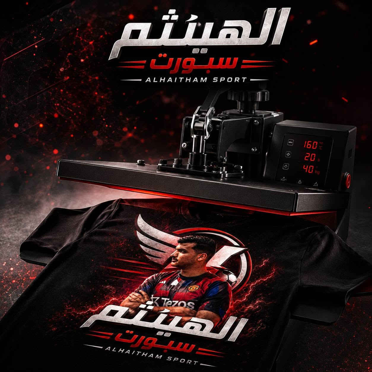 #الهيثم_سبورت_أميزك_يعني_أميزك🎖️
حته صور هم نطبع😉
اطبع صورتك وتميز⚜️طباعة جميع الصور على الملابس  بأسعار رمزيه🔥🔥....الصوره عليك والطبع علينا🫡
📍 نورنا في "الهيثم سبورت":
بغداد/الرضوانية الشرقيه/مقابل شركة النجوم
📞 للتواصل:
***********/***********
توصيل بغداد وباقي المحافظات🚚
