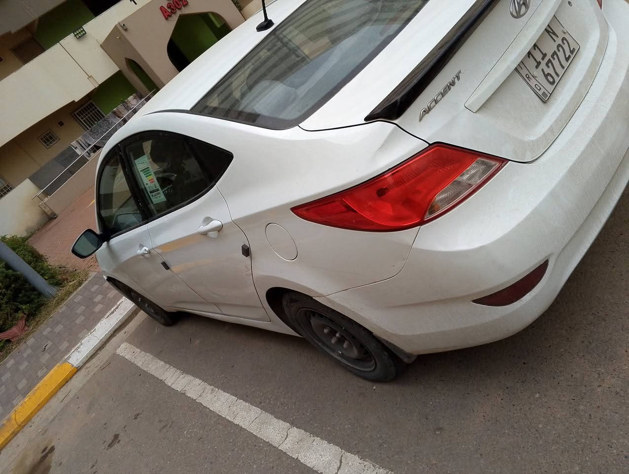 السلام عليكم
اكسنت 16
بغداد بسمي 
حادث بنيد بدون دواخل
مكينة 1600كير صدر مكفلات
صبغ 4قطع
قسط
مقدمة 60
شهرية 4
سعر مناسب
سكنة بغداد فقط
مكان السيارة بغداد

***********
وتساب او اتصال
