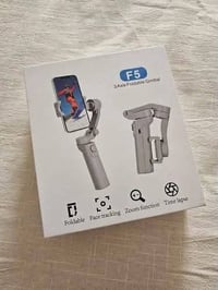 F5 Gimbal • مانع اهتزاز • ستاند هاتف • مثبت فيديو • Gimbal للهاتف • تص...