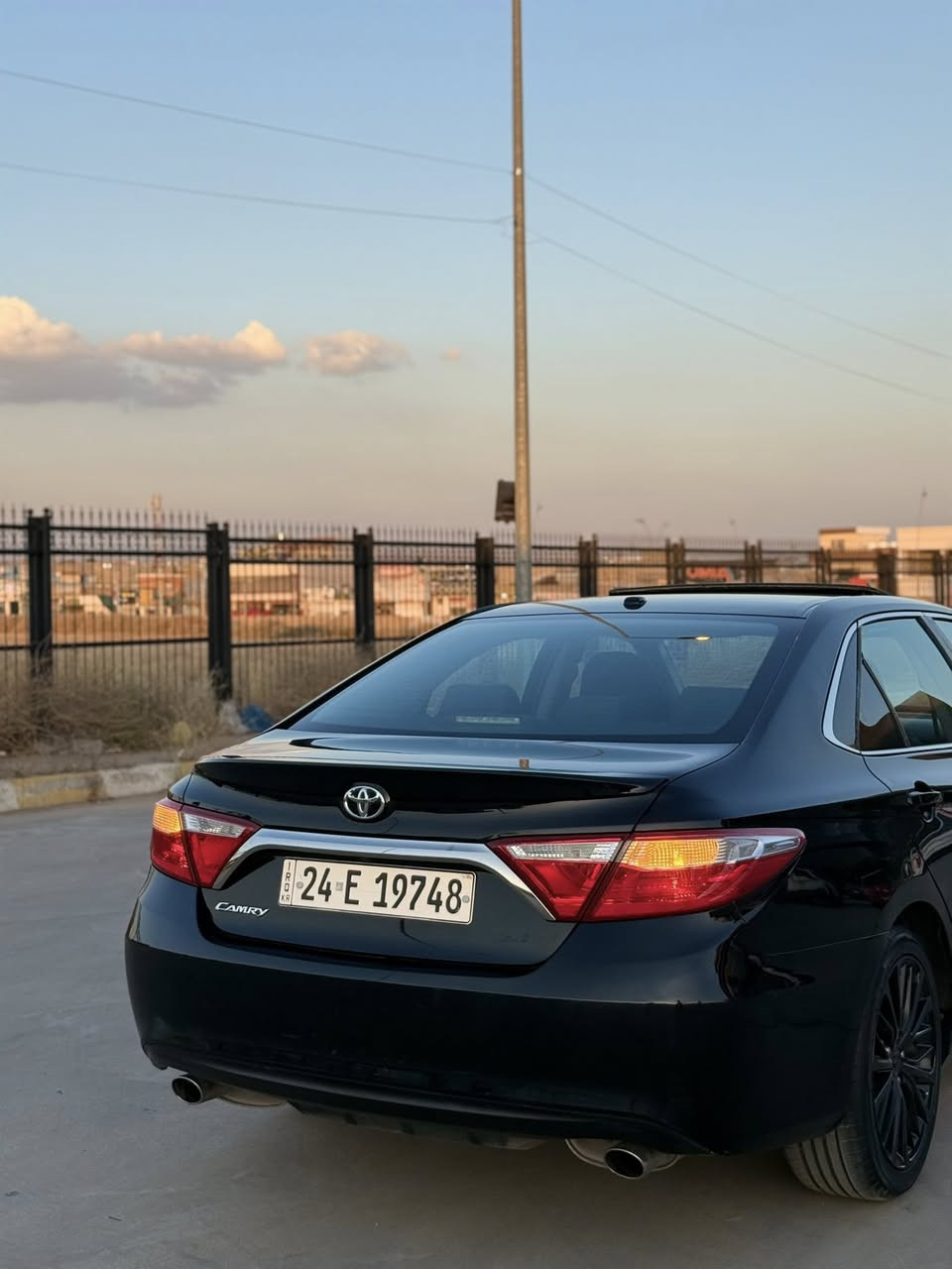 Camry.2017 
V6
دوو پەڵە بۆیاخ 
133هەزار ڕۆشتوووە
نمونە لە جوانی و لە پاكی
سۆنەریم داناوە
سەنەوی و ژینگەی تازەیە 
گێڕ و مەكیــــــنەی بە شەرت 
شوێن:كەركوك 
ژ.م ***********
ئەگەر موشتەریت تێل بكە
