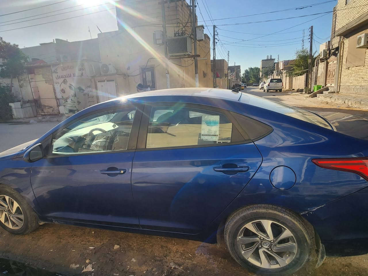 للبيع اكسنت وارد امريكي 2018
ضرر جاملغ الايمن +صبغ البنيد بسبب الجراد 
مكانه النجف 
السعر 105 وبيه مجال 
الرقم للاتصال***********
