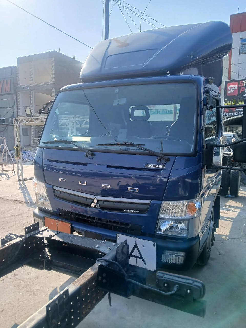 سلام عليكم  كنتر اوربي على وضع البلاد فول مواصفات سيارة كفالة عامة طول ٥متر *********** /***********  رقم كاتي ترقيم شمالي فقط
