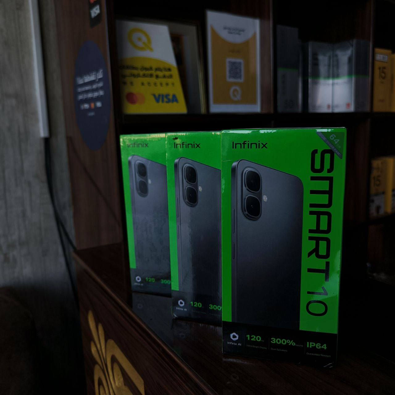 بالقسط على راتب الرافدين مكتب الهدى' 
سمارت 10 ذاكرة 64 رام 3➕3 متوفر الان 
اقل قسط وانسب سعر القسط 10 الاف بالشهر فقط
موصل حي النور قرب ملعب الكلاسيكو عمارة الصافي مقابل حلويات الرائد 
*********** اتصال او واتس 
*********** اتصال او واتس
