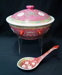 طبق تقديم • بغطاء • ملعقة كبيرة